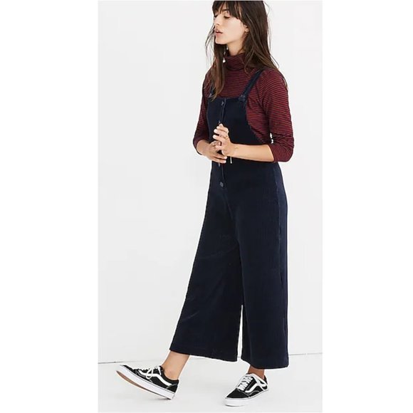 Madewell Pants - Madewell Texture & Thread Velour Corduroy Overalls
